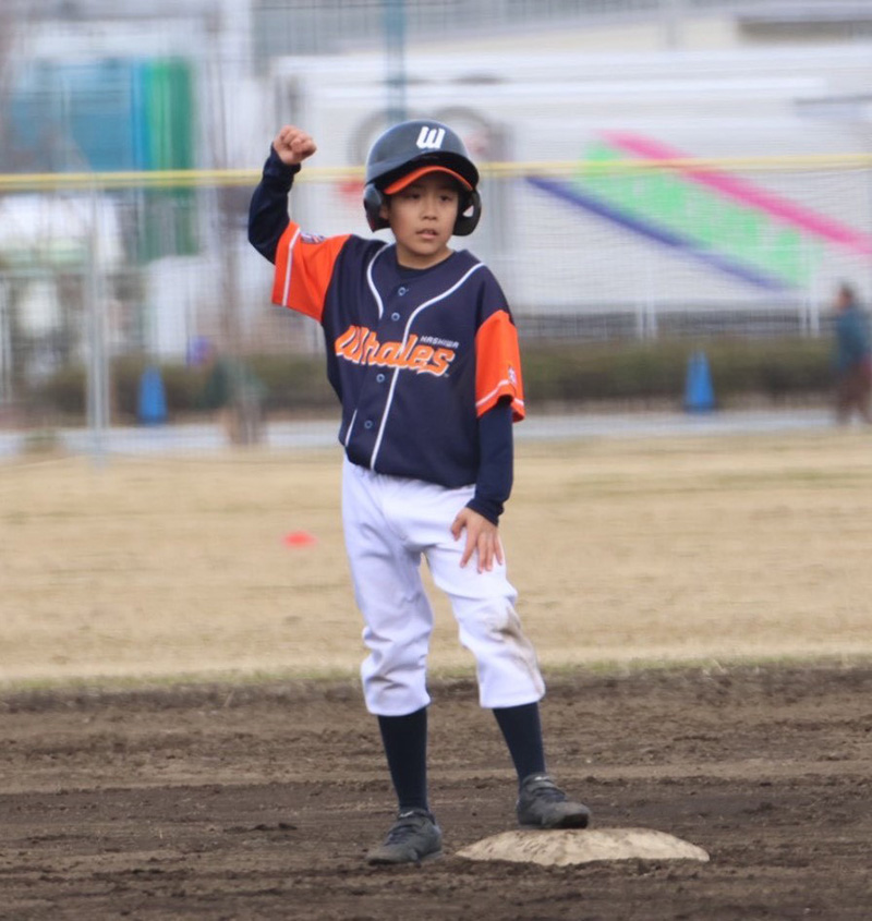 3位決定戦で2本の二塁打を放った谷内選手（柏ホエールズ）