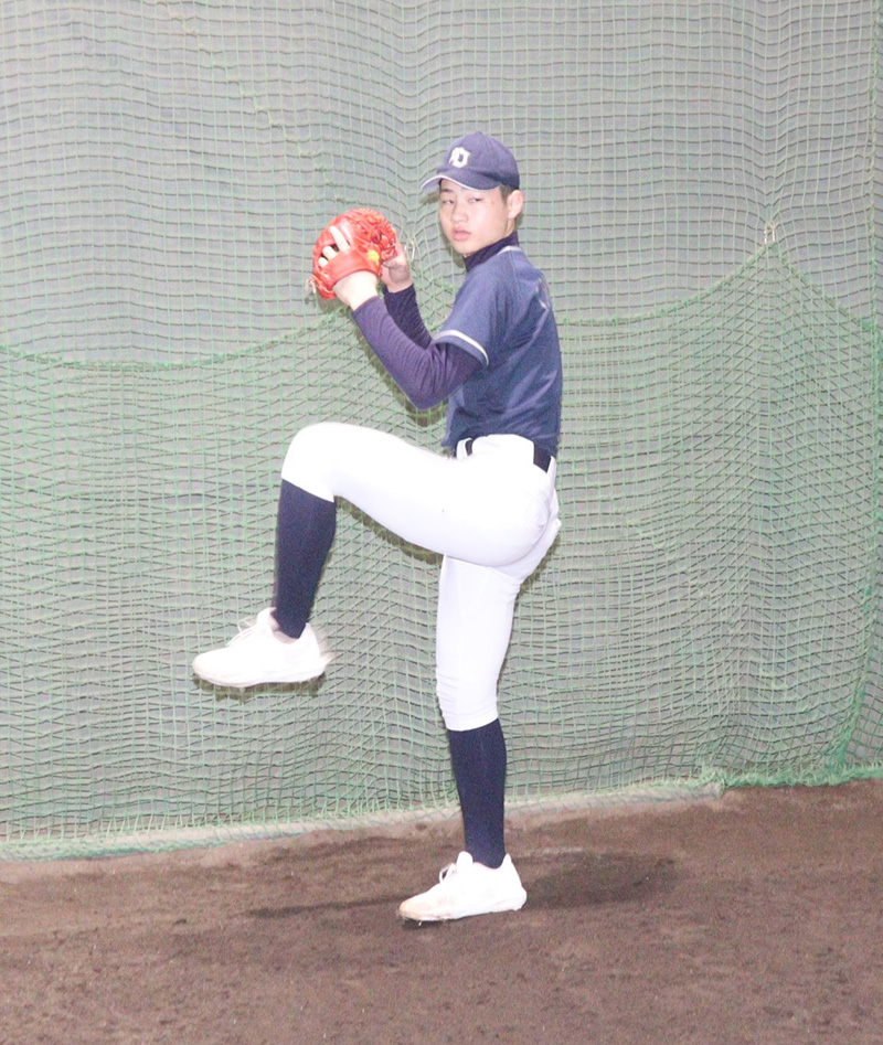 エース晒谷投手（札幌大谷リトルシニア）