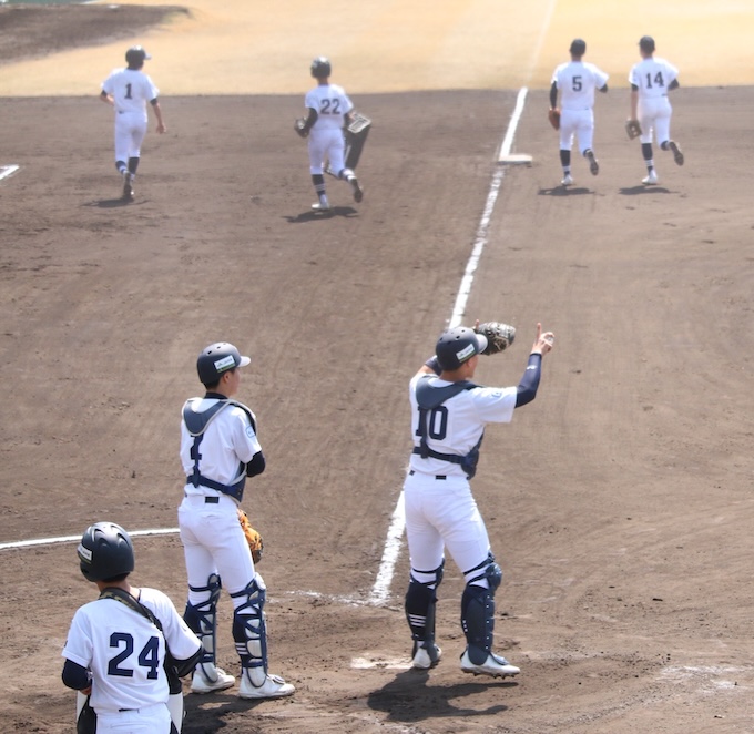 札幌北のシートノックの様子