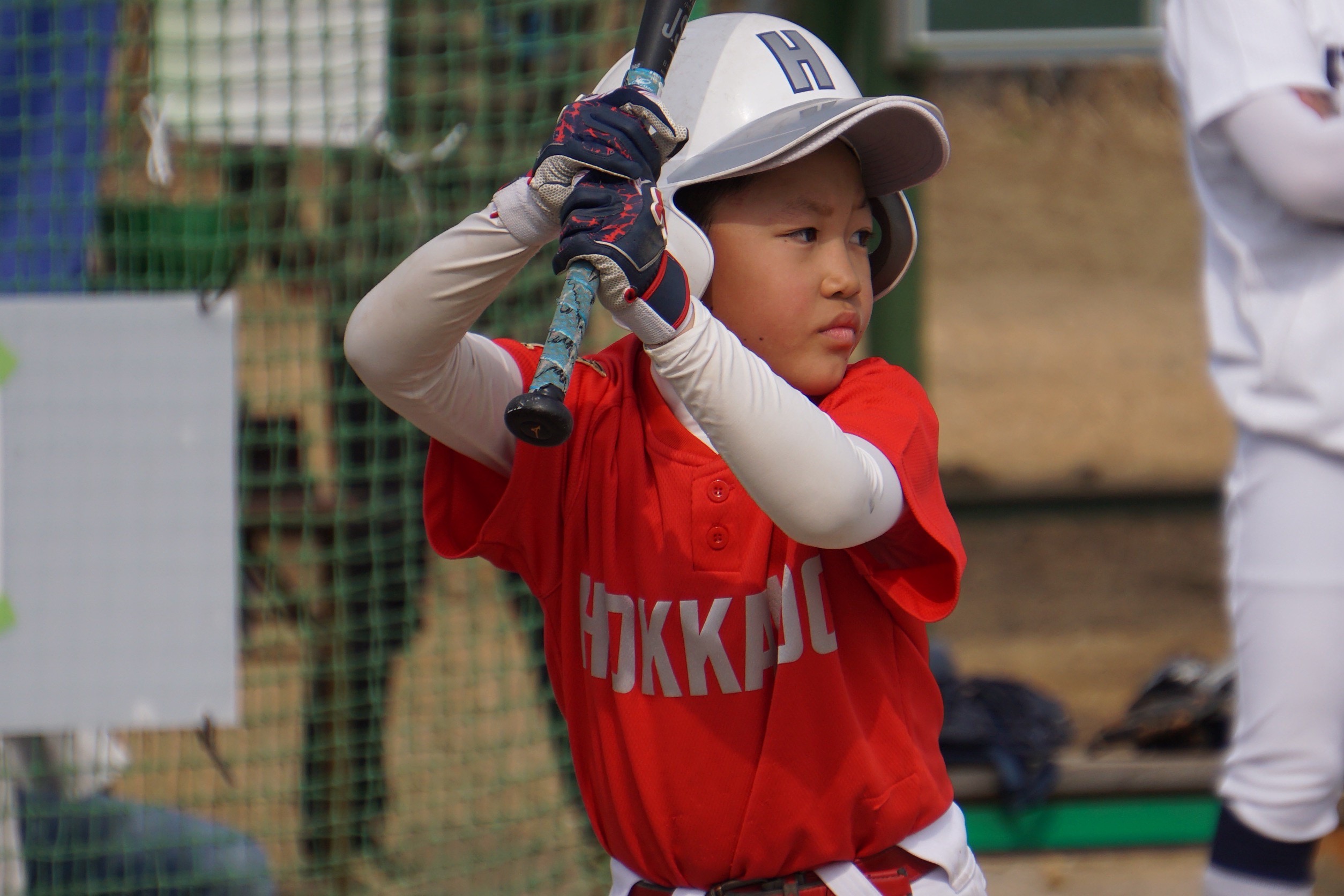 ライト前ヒットを放った平野選手