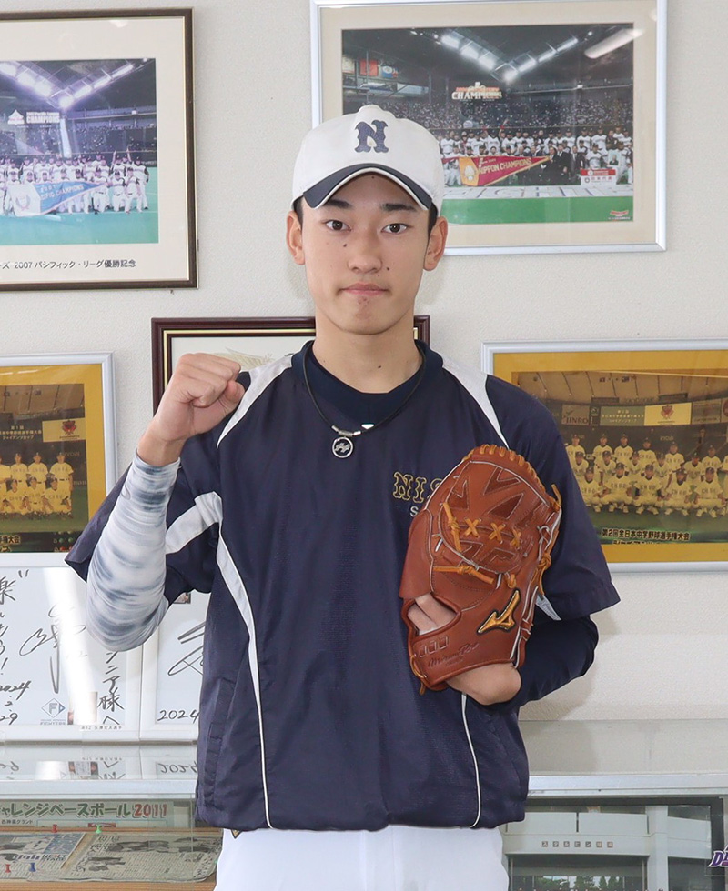 中山投手（旭川西リトルシニア）