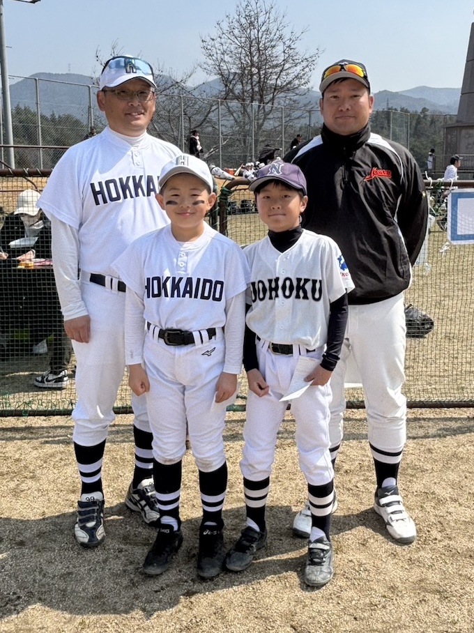 写真左から北海道選抜BEST、城北スポーツ少年団