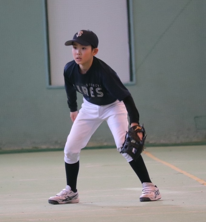 冬季練習に励む空知ファイヤーズナイン