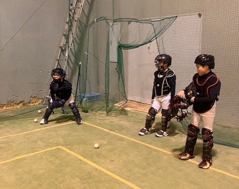 冬季練習に励む空知ファイヤーズナイン