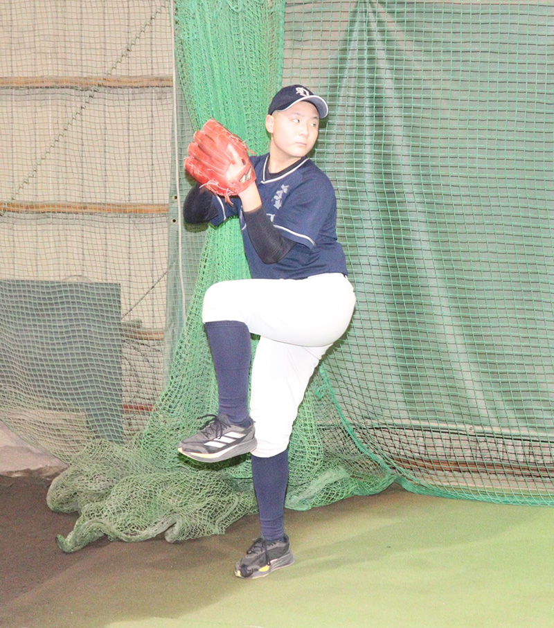 岡田投手（札幌大谷リトルシニア）