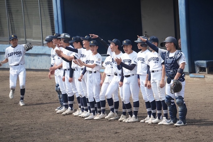 心強いエールを送り続ける札幌北ナイン