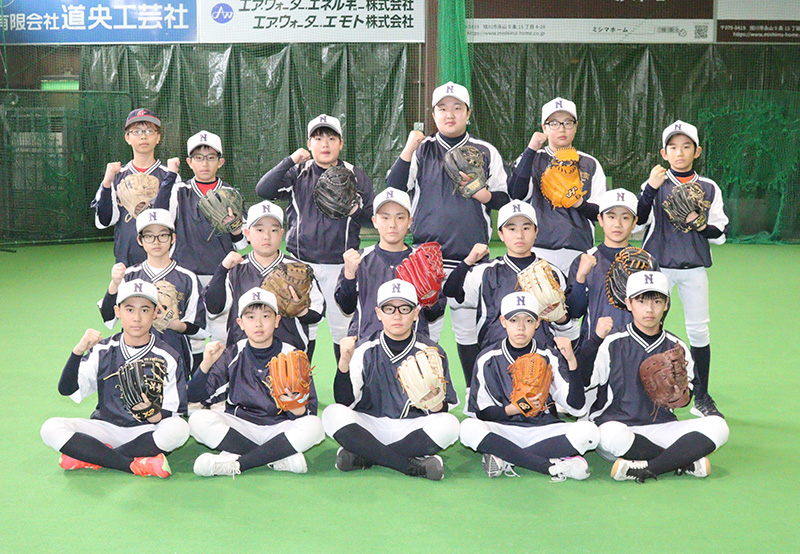 新入団員の新1年生（旭川西リトルシニア）