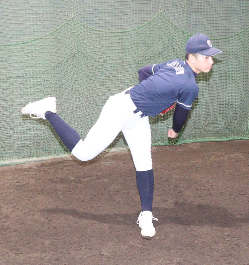 エース晒谷投手（札幌大谷リトルシニア）