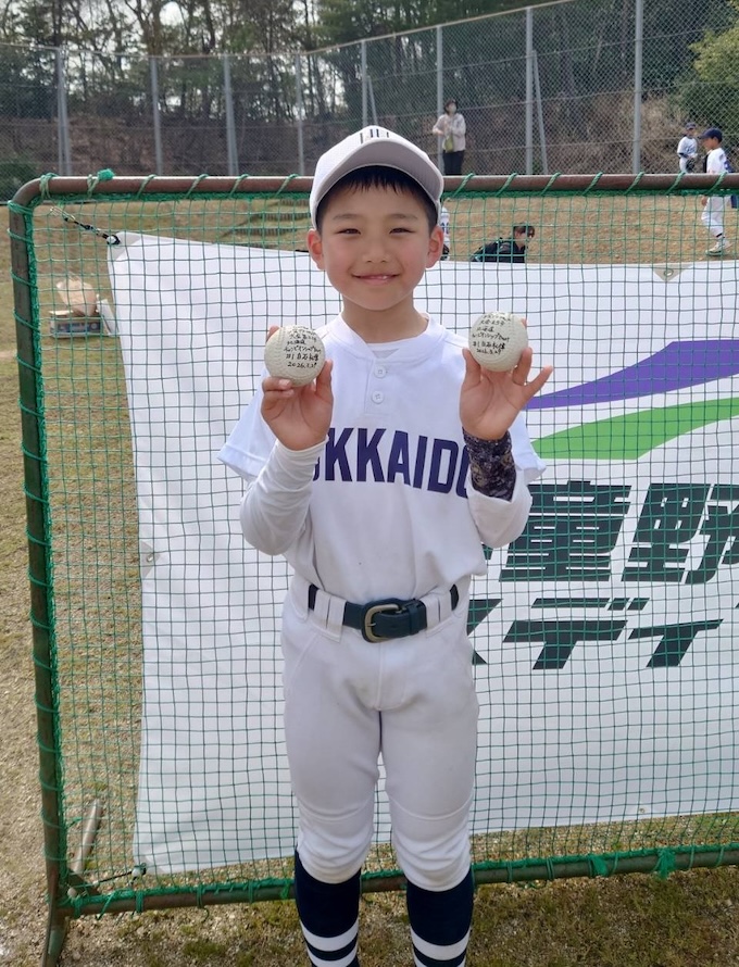 本塁打2本を放った白石選手