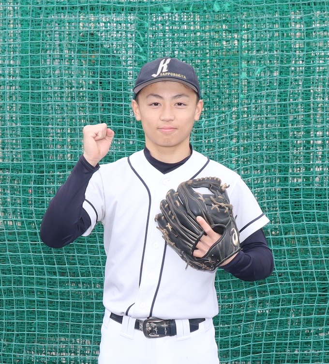 水沼選手（札幌北リトルシニア）