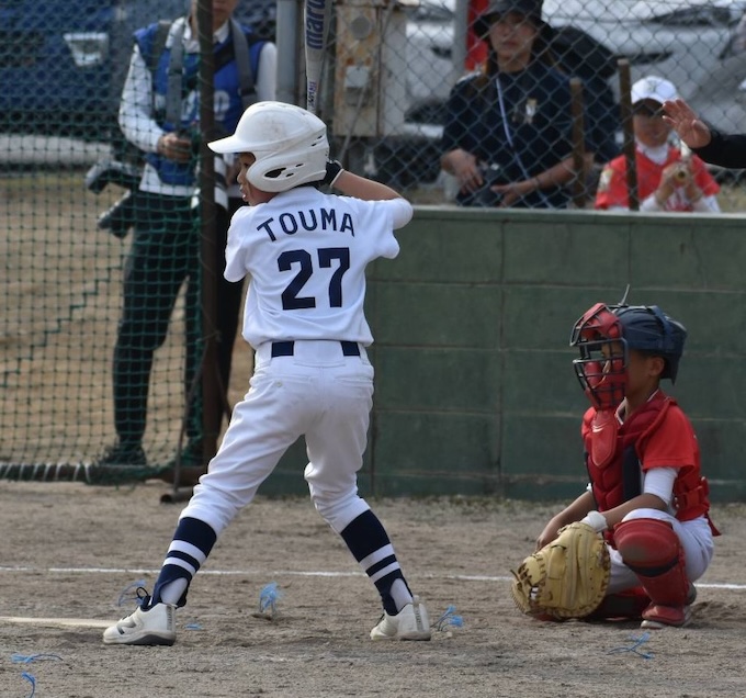 投打で活躍した成田選手(決勝より)