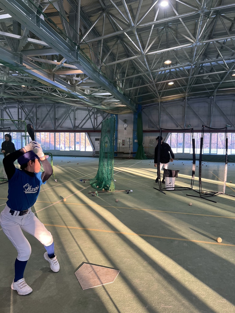 フィールドフォース帯広野球教室