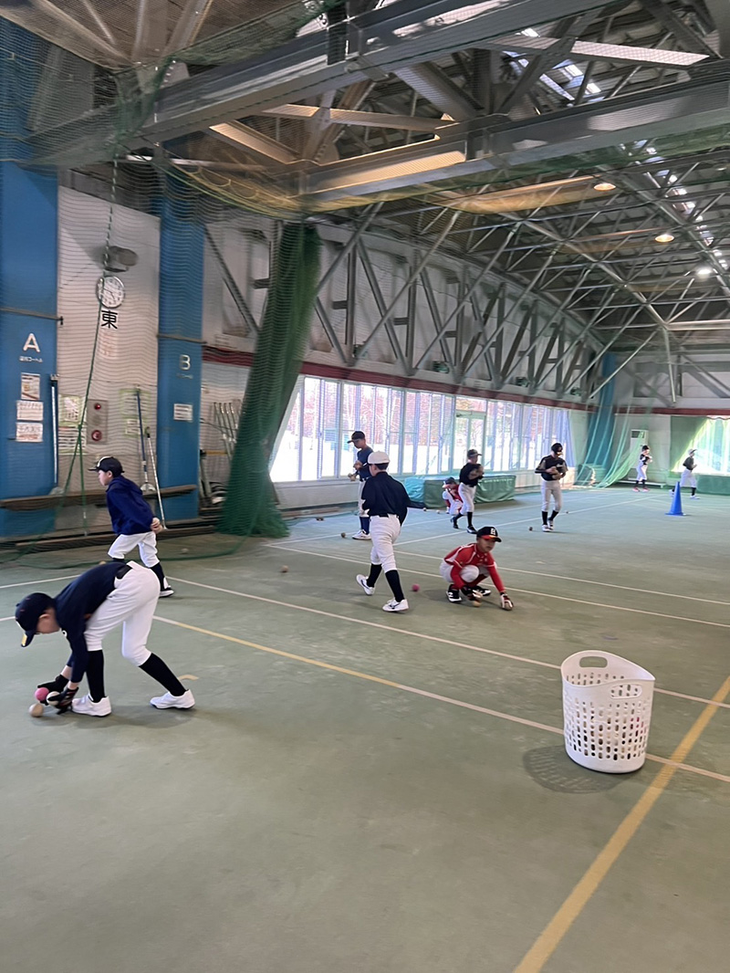 フィールドフォース帯広野球教室