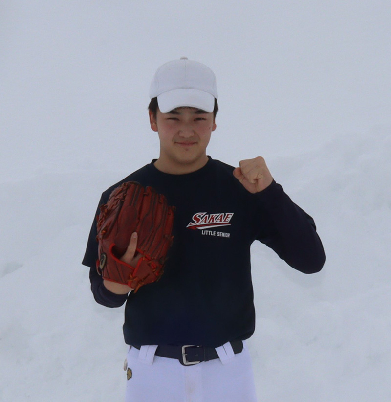 神保選手（札幌栄リトルシニア）