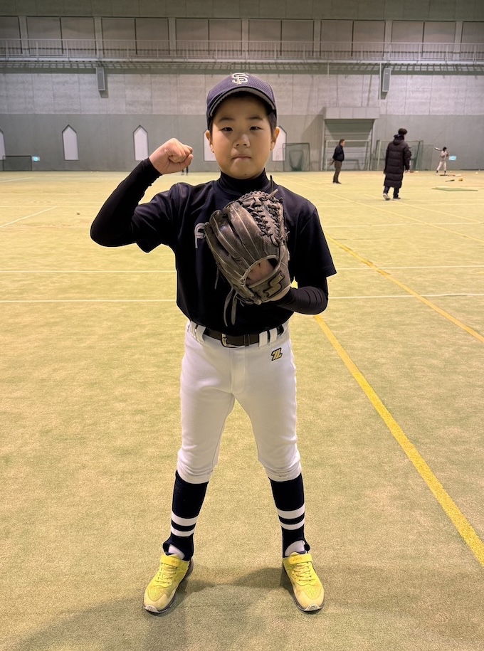 福井選手（空知ファイヤーズ学童部）