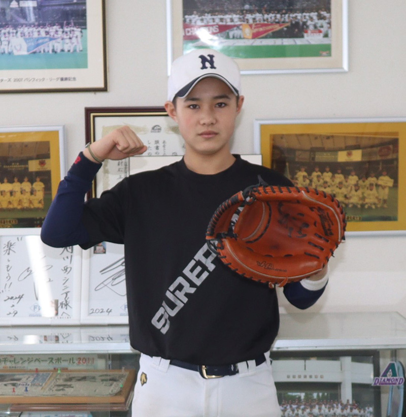 秋谷捕手（旭川西リトルシニア）