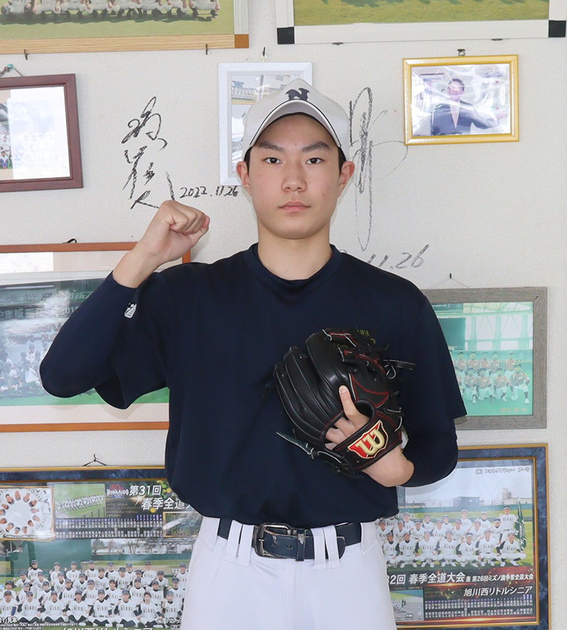 遠藤主将（旭川西リトルシニア）