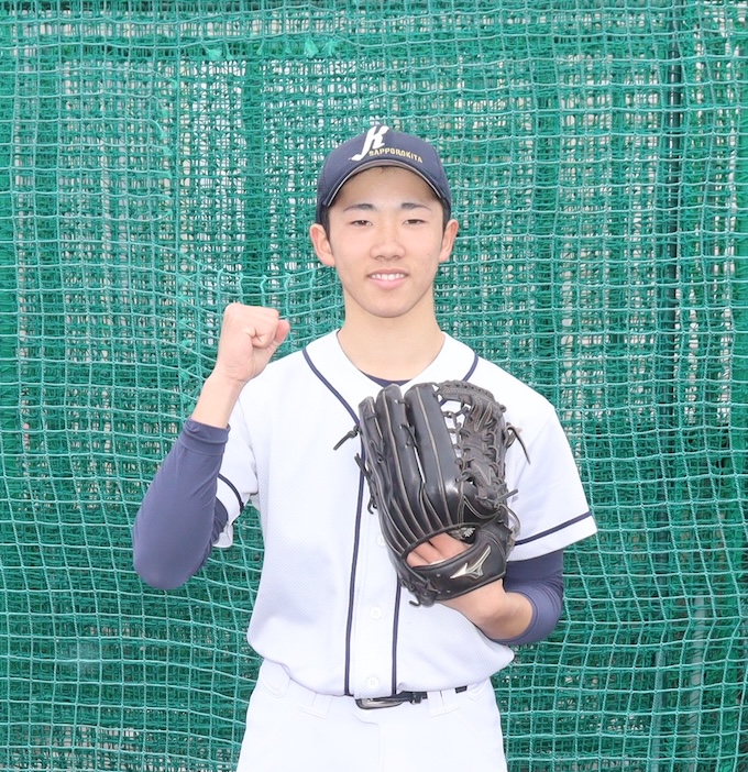 部田選手（札幌北リトルシニア）