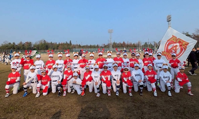 北海道から出場のACEとBESTチーム=(写真・北海道選抜BEST提供)