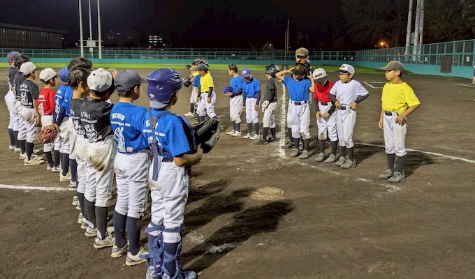 昨年行われた、SUNYON BASEBALL より