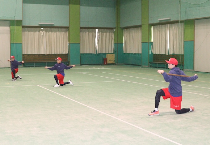 ウォーミングアップするとかちインディーズナイン