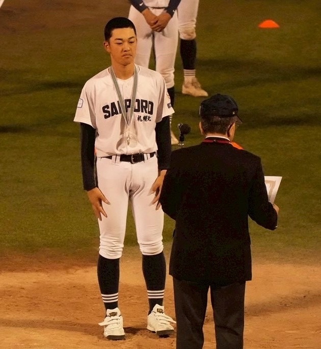 ベストナインに選ばれた投手・宮崎投手