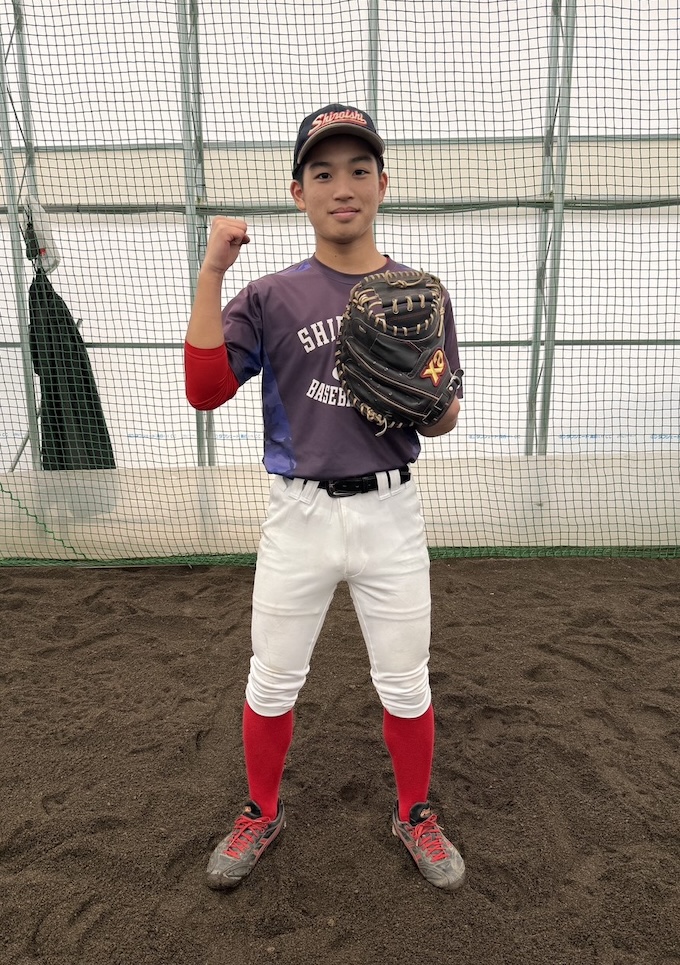 主将の後藤瑛介（札幌白石ポニーリーグ）