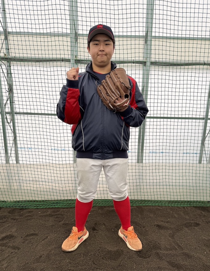 副主将の小田島颯大（札幌白石ポニーリーグ）