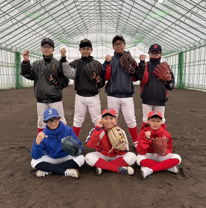 新入団員の新1年生（札幌白石ポニーリーグ）