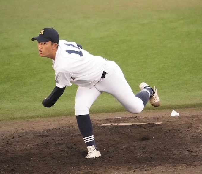 連日の好投が光った宮崎投手（札幌北）