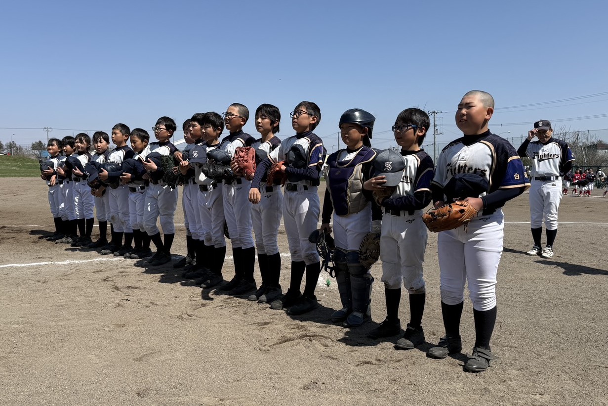 開幕ゲームを勝利で飾った白菊ファイターズ