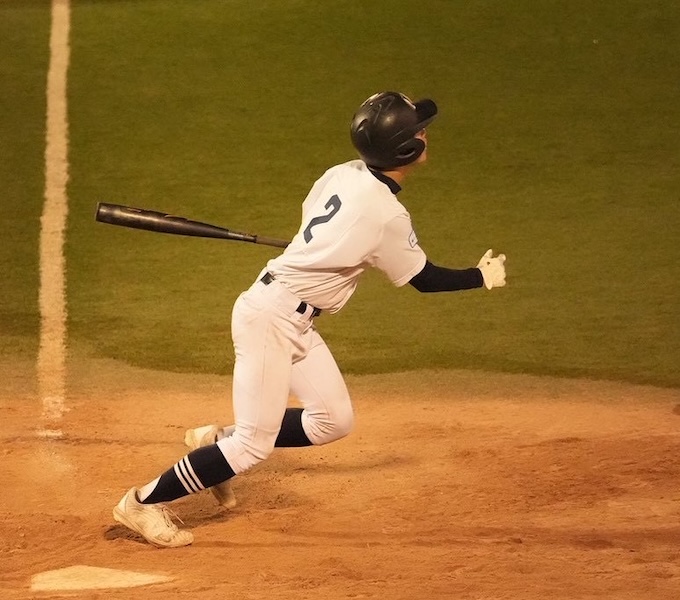 陰の立役者・松野捕手