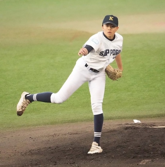 魂のピッチングを披露し、再登板にも応えた笠井投手