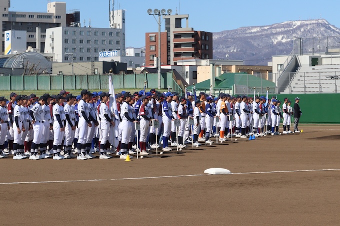 開会式に一堂に会したボーイズリーグ