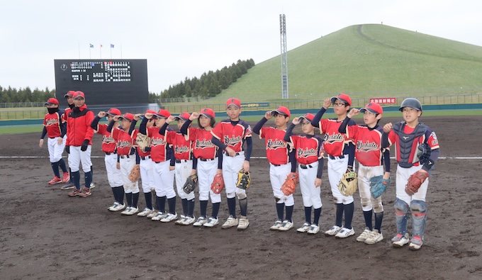 開幕ゲームを勝利で飾った北都タイガース
