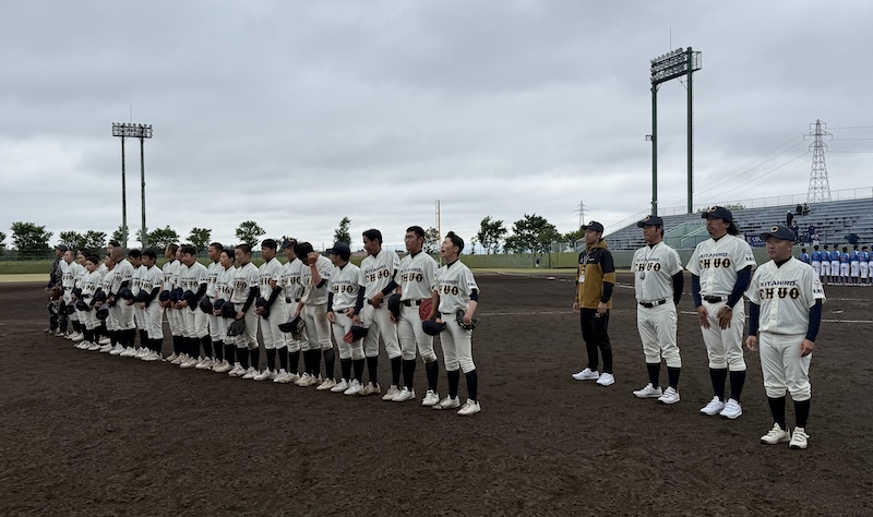 初の公式戦を初陣で飾った北広島中央リトルシニア