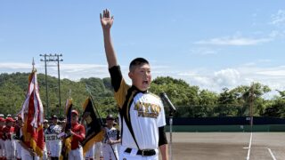 笑顔で最後まで戦い抜く――松井耀正主将が堂々の選手宣誓 