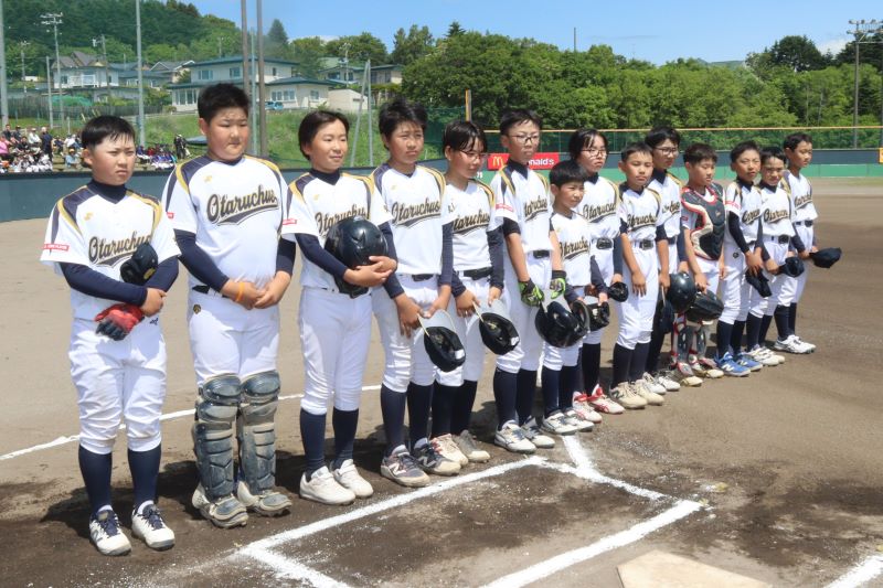 1回戦に勝利した小樽中央JBC