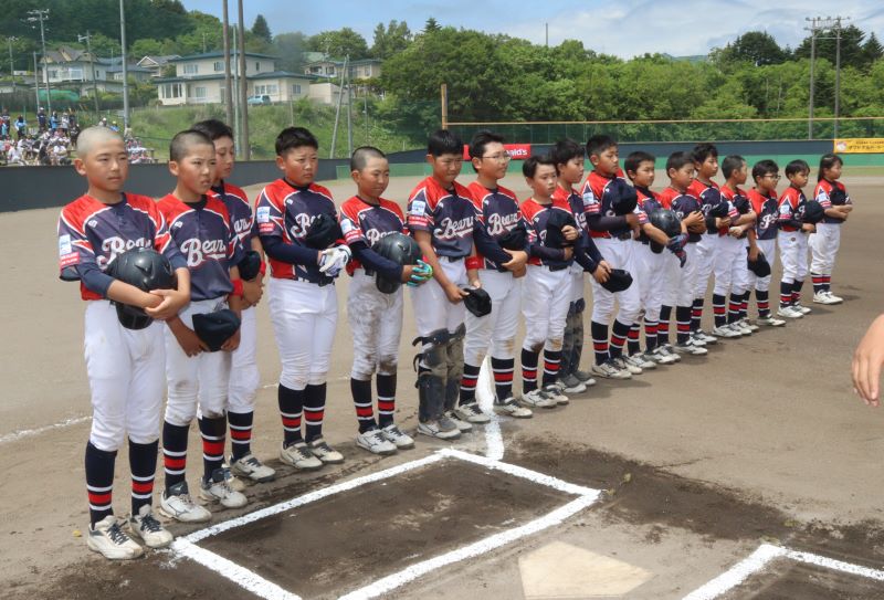1回戦に挑戦した幌別ベアーズ