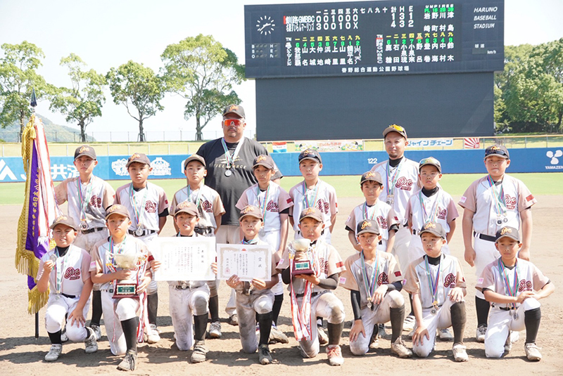 2年連続準優勝の輝いた釧路ゴールデンモンキーズBBC(写真・チーム提供)