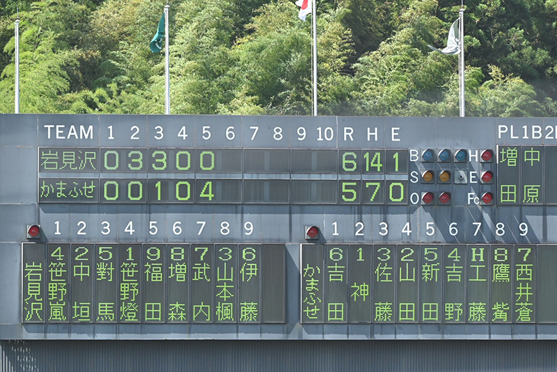 スコアボード・準決勝