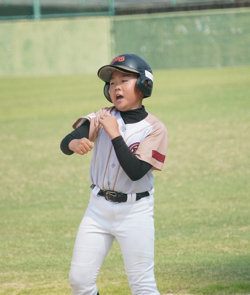 二回、先制点を挙げた内海（釧路）