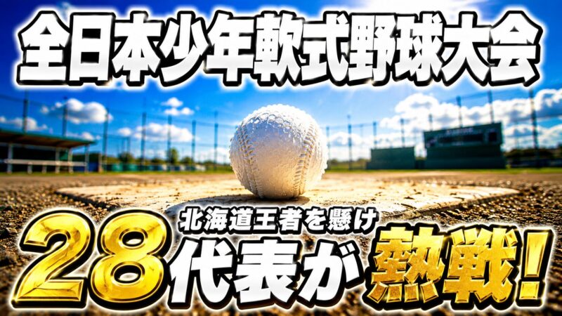 全日本少年軟式野球大会、18日開幕 