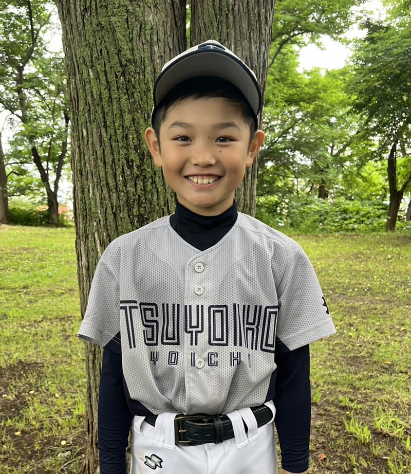 山本悠翔・余市強い子野球スポーツ少年団