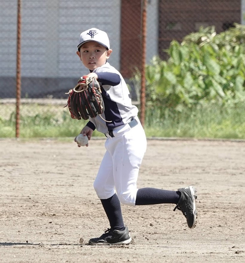 山本悠翔・余市強い子野球スポーツ少年団