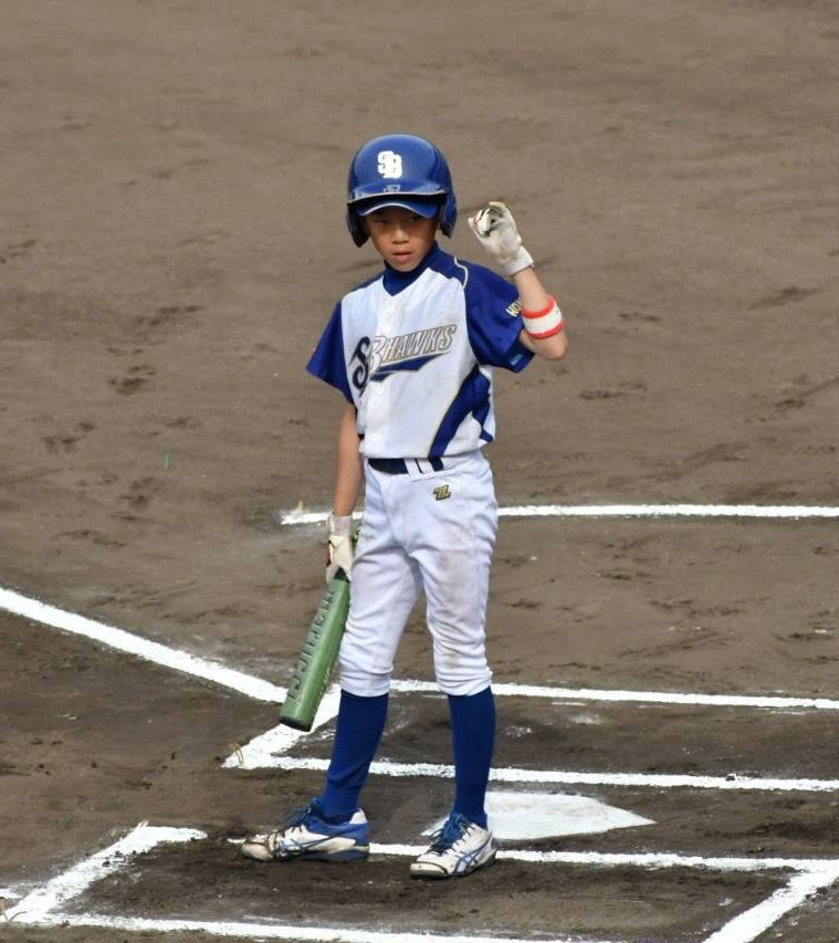 4年生ながら堂々たる活躍を見せた横山選手(昭和ブルーホークス)