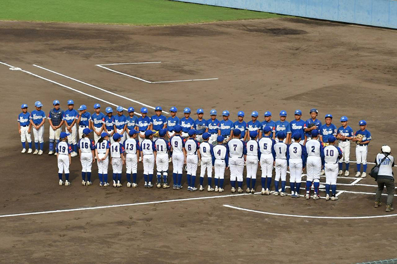 長曾根ストロングス戦に挑んだ昭和ブルーホークス