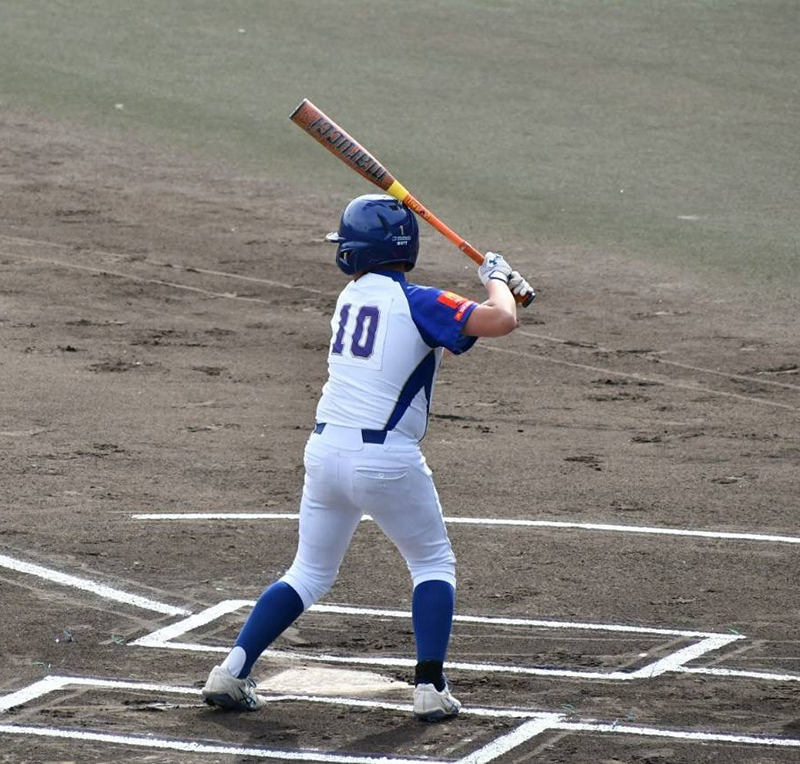 主将としてチームを引っ張り、初回先頭打者として勢いを呼び込んだ北川（昭和ブルーホークス）