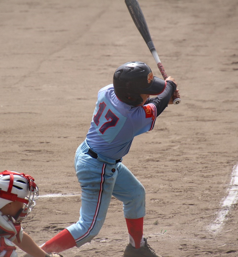 最終回、代打起用の伊藤（東16丁目フリッパーズ）