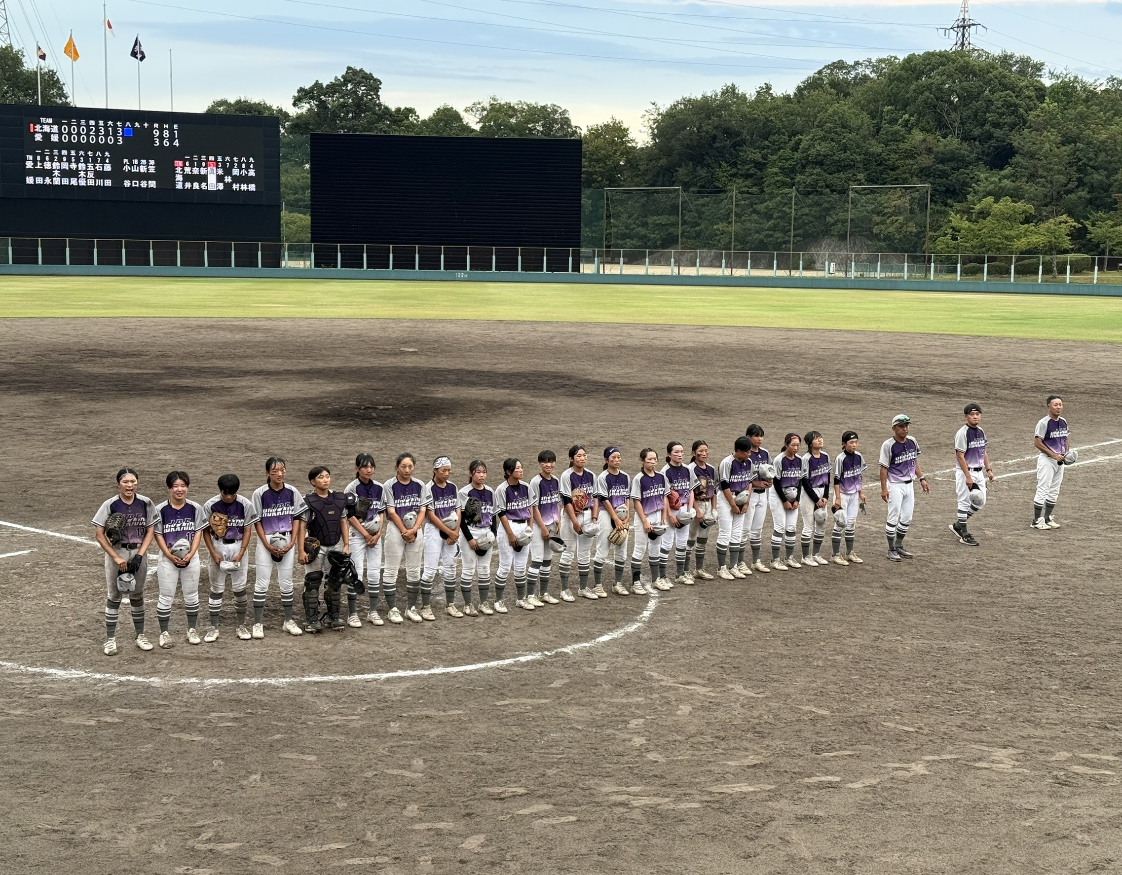 難しい初戦を戦い終えたJBC HOKKAIDO（写真・JBC HOKKAIDO提供)
